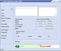 D-Plus+Software Cleaner Screenshot